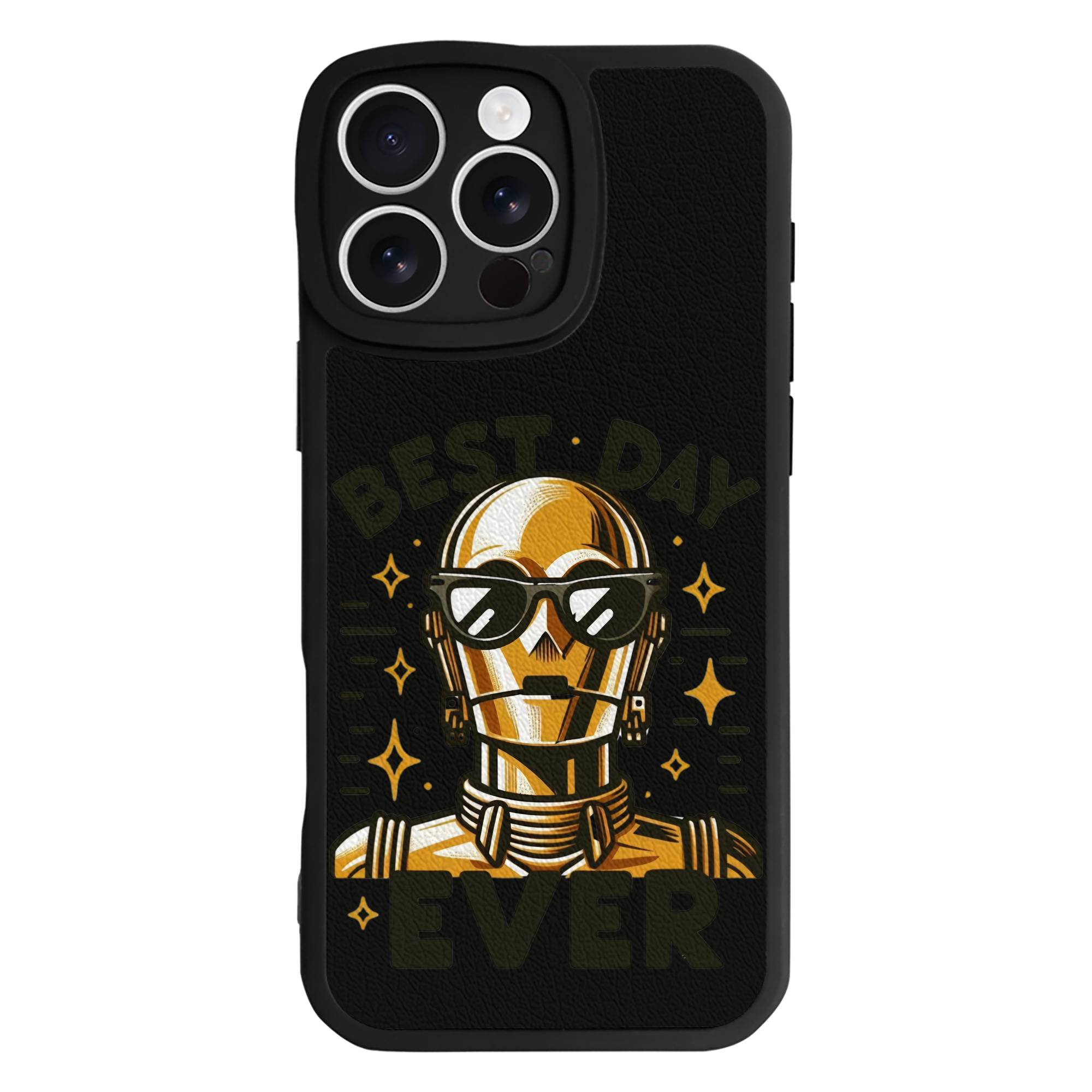 （画像用） スター・ウォーズ Star Wars 【iPhone 16シリーズ対応】シリコンスマホケース（レザー調） 材質：シリコン